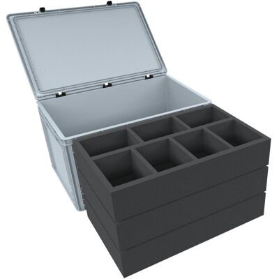 Feldherr EB19SET - Kit mousse avec Eurobox pour Funko POP! - 21 figurines en carton (Matières plastiques, Mousse) - Publicité Feldherr EB19SET - Kit mousse avec Eurobox pour Funko POP! - 21 figurines en carton (Matières plastiques, Mousse) - Publicité