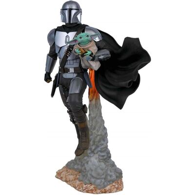 Statue Diamond Select Star Wars The Mandalorian & Child Milestones - Statue - Publicité Statue Diamond Select Star Wars The Mandalorian & Child Milestones - Statue - Publicité