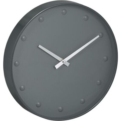 RELAXDAYS Horloge Murale Moderne Grise - Silencieux - 30cm - Publicité RELAXDAYS Horloge Murale Moderne Grise - Silencieux - 30cm - Publicité