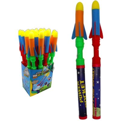 Magni Fusée en mousse Power Rocket 60cm assortie - Publicité Magni Fusée en mousse Power Rocket 60cm assortie - Publicité