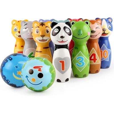 Relaxdays Jeu de quilles enfant - Publicité Relaxdays Jeu de quilles enfant - Publicité