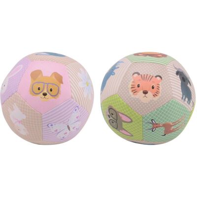 Johntoy Baby Softball 12cm animaux 2f assortis - Publicité Johntoy Baby Softball 12cm animaux 2f assortis - Publicité