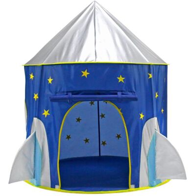Magni - Play Tent - Blue - Height: 1.3 meters, Diameter: 1.02 meters - Publicité Magni - Play Tent - Blue - Height: 1.3 meters, Diameter: 1.02 meters - Publicité
