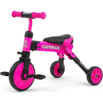 Mally Vélo d'équilibre Milly Grande 2-en-1, rose - Publicité Mally Vélo d'équilibre Milly Grande 2-en-1, rose - Publicité