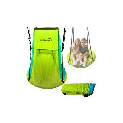 Lean Toys LEAN Sport Storchennest-Schaukel-Zelt Grün 110-120Cm - Publicité Lean Toys LEAN Sport Storchennest-Schaukel-Zelt Grün 110-120Cm - Publicité