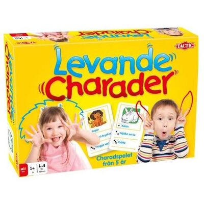 Tactic Charades Vivantes - Jeu pour enfants 5+ - Suédois - Publicité Tactic Charades Vivantes - Jeu pour enfants 5+ - Suédois - Publicité