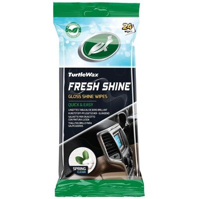 Lingettes Turtle Wax Pour Tableau de Bord - 24 pièces - Publicité Lingettes Turtle Wax Pour Tableau de Bord - 24 pièces - Publicité