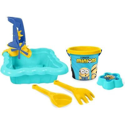 Wader Minions Sandkasten mit Sandset - Publicité Wader Minions Sandkasten mit Sandset - Publicité