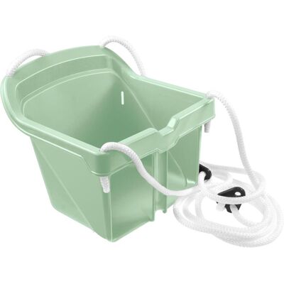 Balancoire enfant Mochtoys Vert Pastel - Swing - Publicité Balancoire enfant Mochtoys Vert Pastel - Swing - Publicité