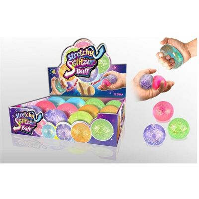 Magni Balle extensible à paillettes, assortiment de 6 - Publicité Magni Balle extensible à paillettes, assortiment de 6 - Publicité