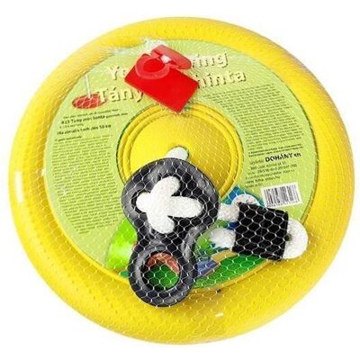 Lean Toys Balançoire de jardin ronde pour enfants jaune - Publicité Lean Toys Balançoire de jardin ronde pour enfants jaune - Publicité