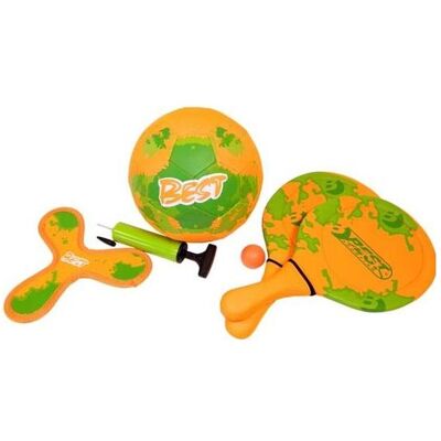 Magni Strandspiel Set Neopren 6-teilig orange - Publicité Magni Strandspiel Set Neopren 6-teilig orange - Publicité
