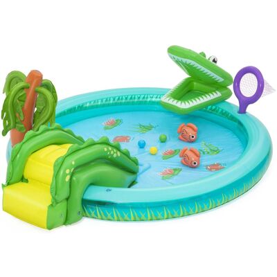 Bestway Bassin de jeu Crocodile - Publicité Bestway Bassin de jeu Crocodile - Publicité