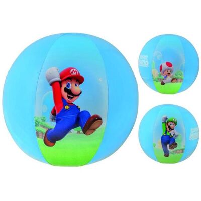 Happy People Super Mario Strandball, 27cm - Publicité Happy People Super Mario Strandball, 27cm - Publicité