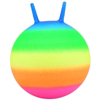 Johntoy Rainbow Skippy Ball Balle rebondissante 45cm - Publicité Johntoy Rainbow Skippy Ball Balle rebondissante 45cm - Publicité
