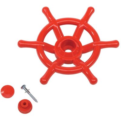 Axi Roue de bateau rouge - Publicité Axi Roue de bateau rouge - Publicité