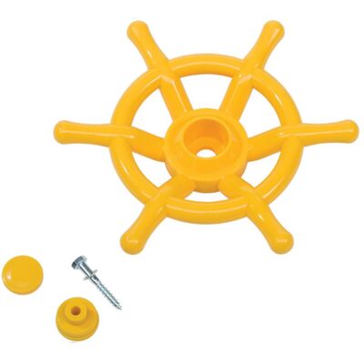 Axi Roue de bateau jaune - Publicité Axi Roue de bateau jaune - Publicité