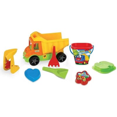 Wader Multi Truck Kipper mit Sandkasten - Publicité Wader Multi Truck Kipper mit Sandkasten - Publicité