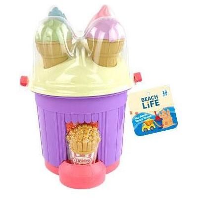 Androni Set de crème glacée seau de plage, 13 pièces - Publicité Androni Set de crème glacée seau de plage, 13 pièces - Publicité