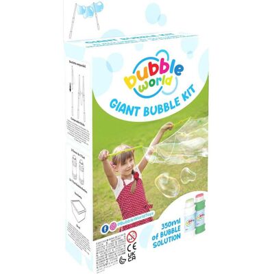 Kit de Bulles Dulcop - Bulles Géantes avec 2 Flacons de 60ml - Publicité Kit de Bulles Dulcop - Bulles Géantes avec 2 Flacons de 60ml - Publicité