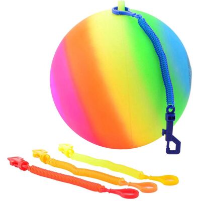 Johntoy Rainbow Ball Bungeeball - Publicité Johntoy Rainbow Ball Bungeeball - Publicité