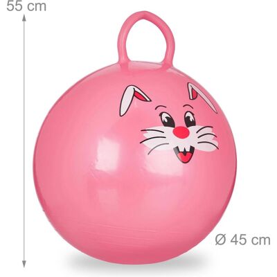 Relaxdays Ballon sauteur gonflable, motivé - Publicité Relaxdays Ballon sauteur gonflable, motivé - Publicité