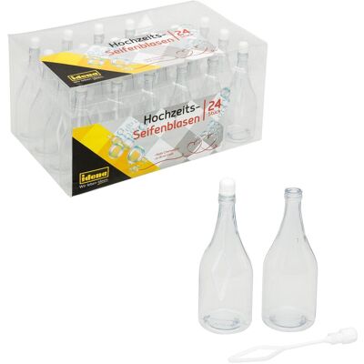 Idena Bulles de savon 28ml bouteille de champagne 24pcs - Publicité Idena Bulles de savon 28ml bouteille de champagne 24pcs - Publicité