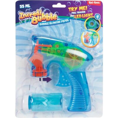Toi-Toys Incredibubble Pistolet à bulles de savon avec lumière - Publicité Toi-Toys Incredibubble Pistolet à bulles de savon avec lumière - Publicité