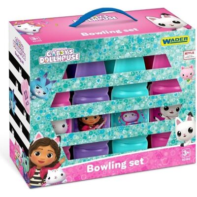 Wader Gabbys Puppenhaus-Bowling im Karton - Publicité Wader Gabbys Puppenhaus-Bowling im Karton - Publicité