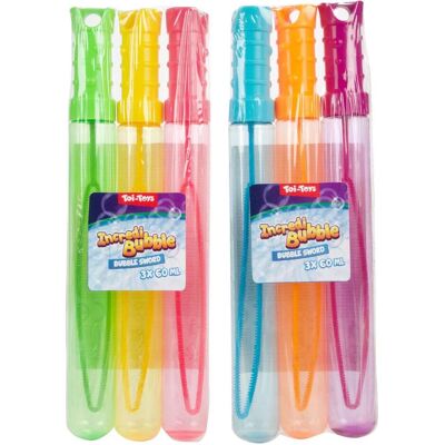 Toi-Toys Incredibubble Épée à bulles 60ml, 3 pcs. Publicité Toi-Toys Incredibubble Épée à bulles 60ml, 3 pcs. Publicité