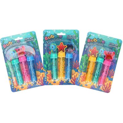 Johntoy Seifenblasenpistole mit Meeresmotiven, 3-teilig, 35 ml - Publicité Johntoy Seifenblasenpistole mit Meeresmotiven, 3-teilig, 35 ml - Publicité