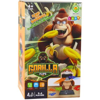 Lean Toys Lean Zielwurfspiel Gorilla Rotierende Sound Hoops - Publicité Lean Toys Lean Zielwurfspiel Gorilla Rotierende Sound Hoops - Publicité