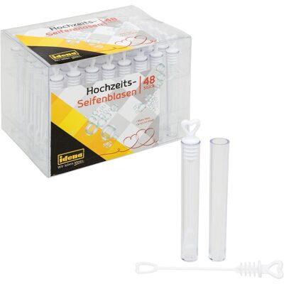 Idena Bâton de bulles de savon avec couvercle en forme de coeur 4,5ml 48pcs - Publicité Idena Bâton de bulles de savon avec couvercle en forme de coeur 4,5ml 48pcs - Publicité
