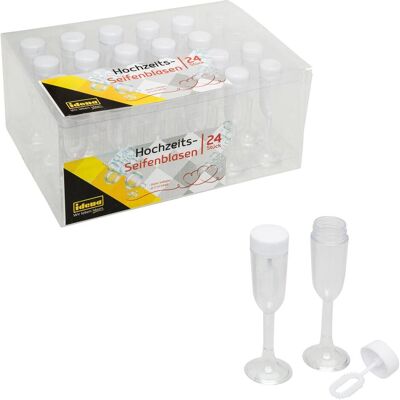 Idena Bulles de savon Flûte à champagne 5ml 24pcs - Publicité Idena Bulles de savon Flûte à champagne 5ml 24pcs - Publicité