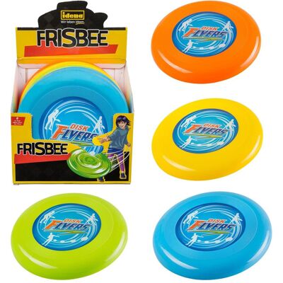 Idena Frisbee, env. 19cm bleu, vert, jaune, orange - Publicité Idena Frisbee, env. 19cm bleu, vert, jaune, orange - Publicité