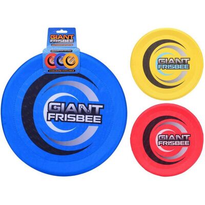 Johntoy Frisbee géant disque à lancer 35cm 3f assorti - Publicité Johntoy Frisbee géant disque à lancer 35cm 3f assorti - Publicité