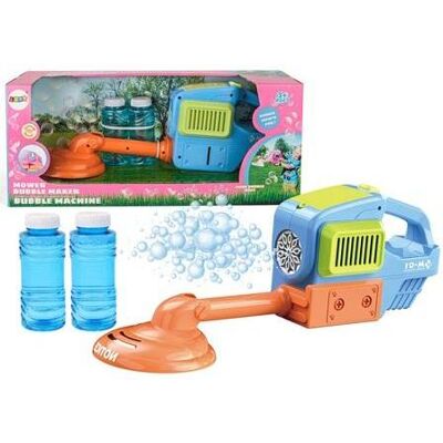 Lean Toys Blaue Rasenmäher-Sprudelmaschine - Publicité Lean Toys Blaue Rasenmäher-Sprudelmaschine - Publicité