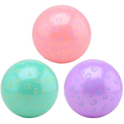 Johntoy Happy World Spielball mit Panther-Print, 85 Gramm - Publicité Johntoy Happy World Spielball mit Panther-Print, 85 Gramm - Publicité