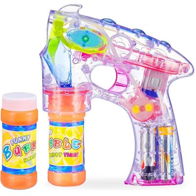 Relaxdays Pistolet à bulles de savon - Publicité Relaxdays Pistolet à bulles de savon - Publicité