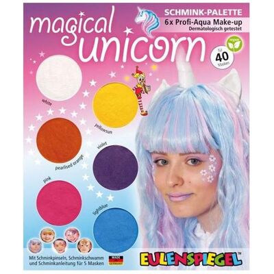 Eulenspiegel - 207000 - Unicorn Magique - Guide des 5 masques - Palette de maquillage - Publicité Eulenspiegel - 207000 - Unicorn Magique - Guide des 5 masques - Palette de maquillage - Publicité