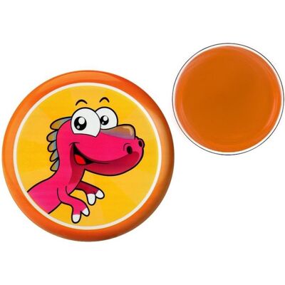 Lean Toys Frisbee mit Dinosaurier, orange, 20 cm - Publicité Lean Toys Frisbee mit Dinosaurier, orange, 20 cm - Publicité