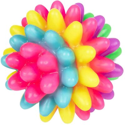 Toi-Toys Balle sensorielle arc-en-ciel Spikey - Publicité Toi-Toys Balle sensorielle arc-en-ciel Spikey - Publicité
