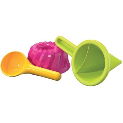 Androni - Sandtrichter mit Kuchensandform - Sand toy set - Publicité Androni - Sandtrichter mit Kuchensandform - Sand toy set - Publicité