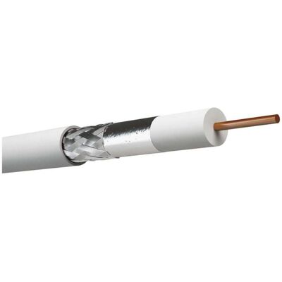 Emos Câble coaxial CB21D, 500m, Câble d'antenne - Publicité Emos Câble coaxial CB21D, 500m, Câble d'antenne - Publicité