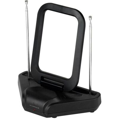Vivanco Vvtvantlcircle (Antenne d'intérieur, DVB-T / -T2), Parabole + antenne, Noir - Publicité Vivanco Vvtvantlcircle (Antenne d'intérieur, DVB-T / -T2), Parabole + antenne, Noir - Publicité