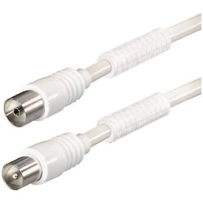 Hapena FAAS 10, 0m (7-124) blanc 13891 (100 dB, Câble d'antenne), Câble d'antenne - Publicité Hapena FAAS 10, 0m (7-124) blanc 13891 (100 dB, Câble d'antenne), Câble d'antenne - Publicité