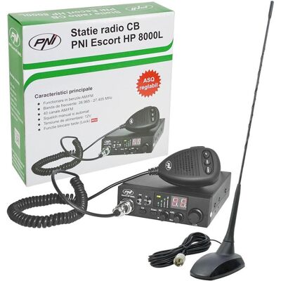 PNI CB ESCORT HP 8000L ASQ Kit radio + Extra 48 Antenne CB avec aimant, Réseau : accessoires - Publicité PNI CB ESCORT HP 8000L ASQ Kit radio + Extra 48 Antenne CB avec aimant, Réseau : accessoires - Publicité