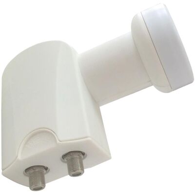 Konig König KN-LNB-T20 / Convertisseur LNB / 2 sorties / 0,2 dB (Twin LNB), Tête universelle - Publicité Konig König KN-LNB-T20 / Convertisseur LNB / 2 sorties / 0,2 dB (Twin LNB), Tête universelle - Publicité
