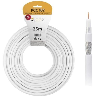 Libox Kabelis SAT Trishield HD/25m PCC102-25 (Câble satellite), Câble d'antenne - Publicité Libox Kabelis SAT Trishield HD/25m PCC102-25 (Câble satellite), Câble d'antenne - Publicité