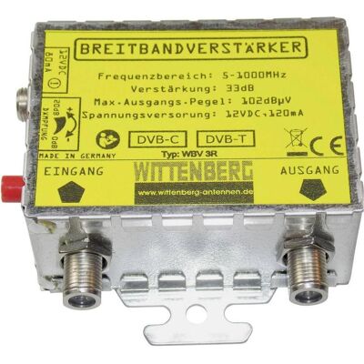 Amplificateur de signal TV Wittenberg MiniVerstärker WBV3R - Publicité Amplificateur de signal TV Wittenberg MiniVerstärker WBV3R - Publicité